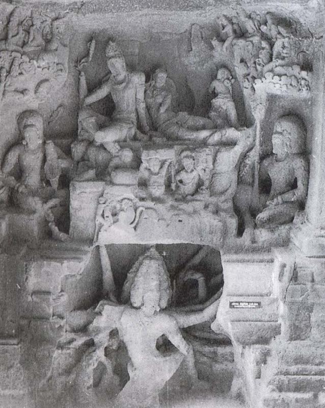 unknow artist Shiva and Parvati on Kailasa Kailasa-whine-peel on Ellora Germany oil painting art